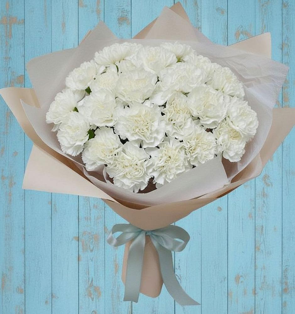 Букет цветов из: Гвоздики в Уральском