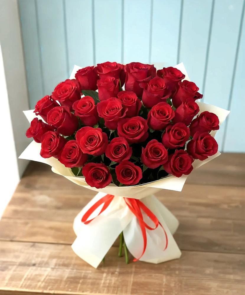 Букет 29 Красных роз в Уральском