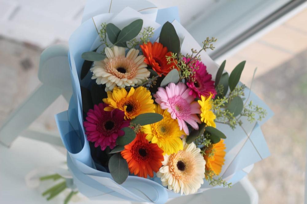 Букет цветов из: Герберы в Уральском