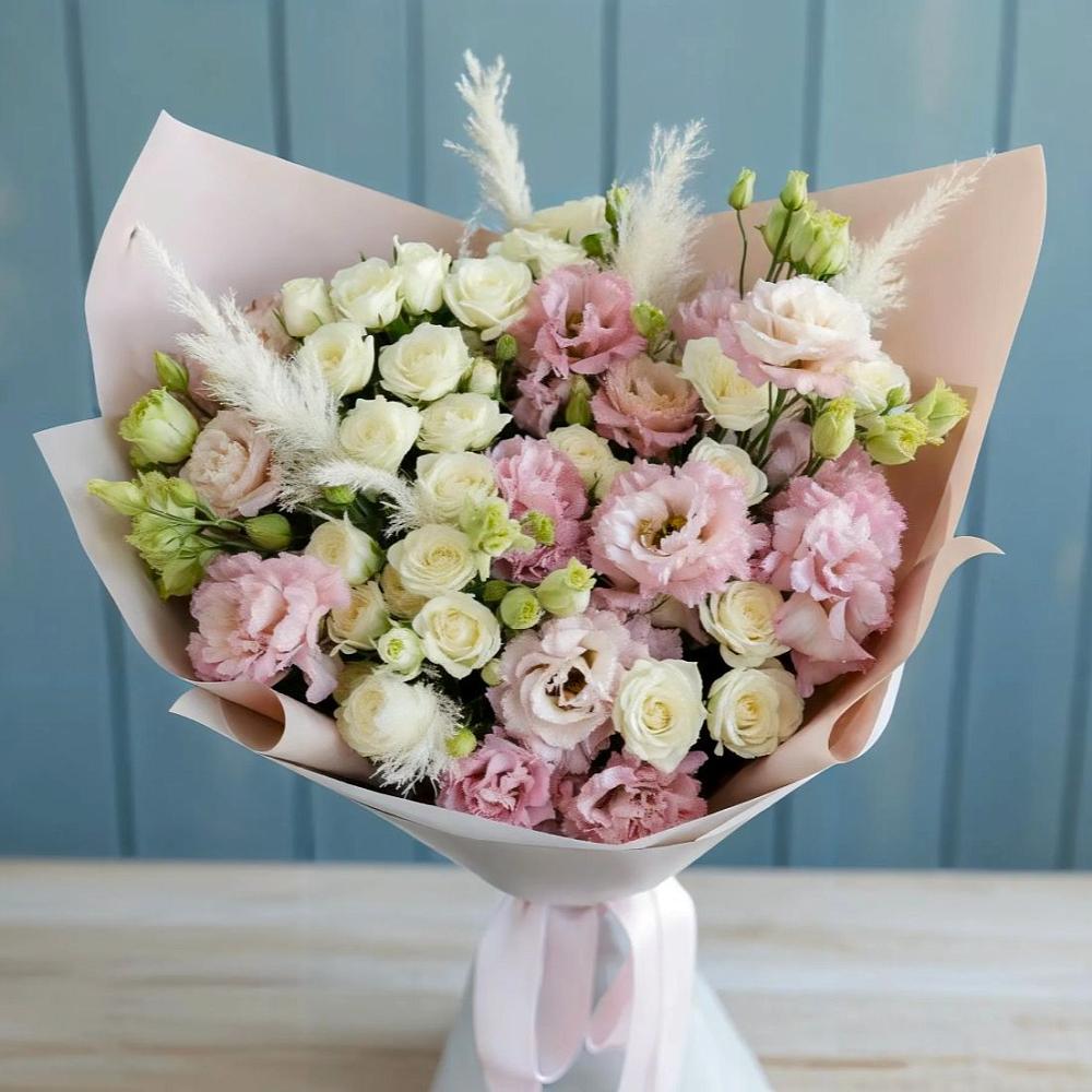 Букет цветов из: Альстромерии и Розы в Уральском