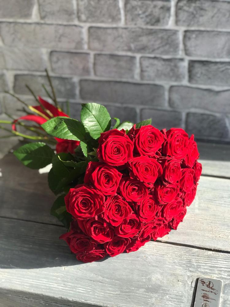 Букет Красные розы Фридом в Уральском