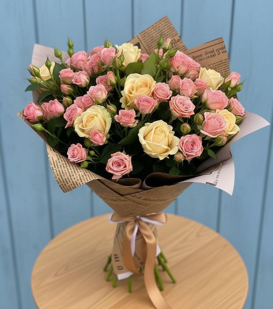 Букет цветов из: Розы в Уральском