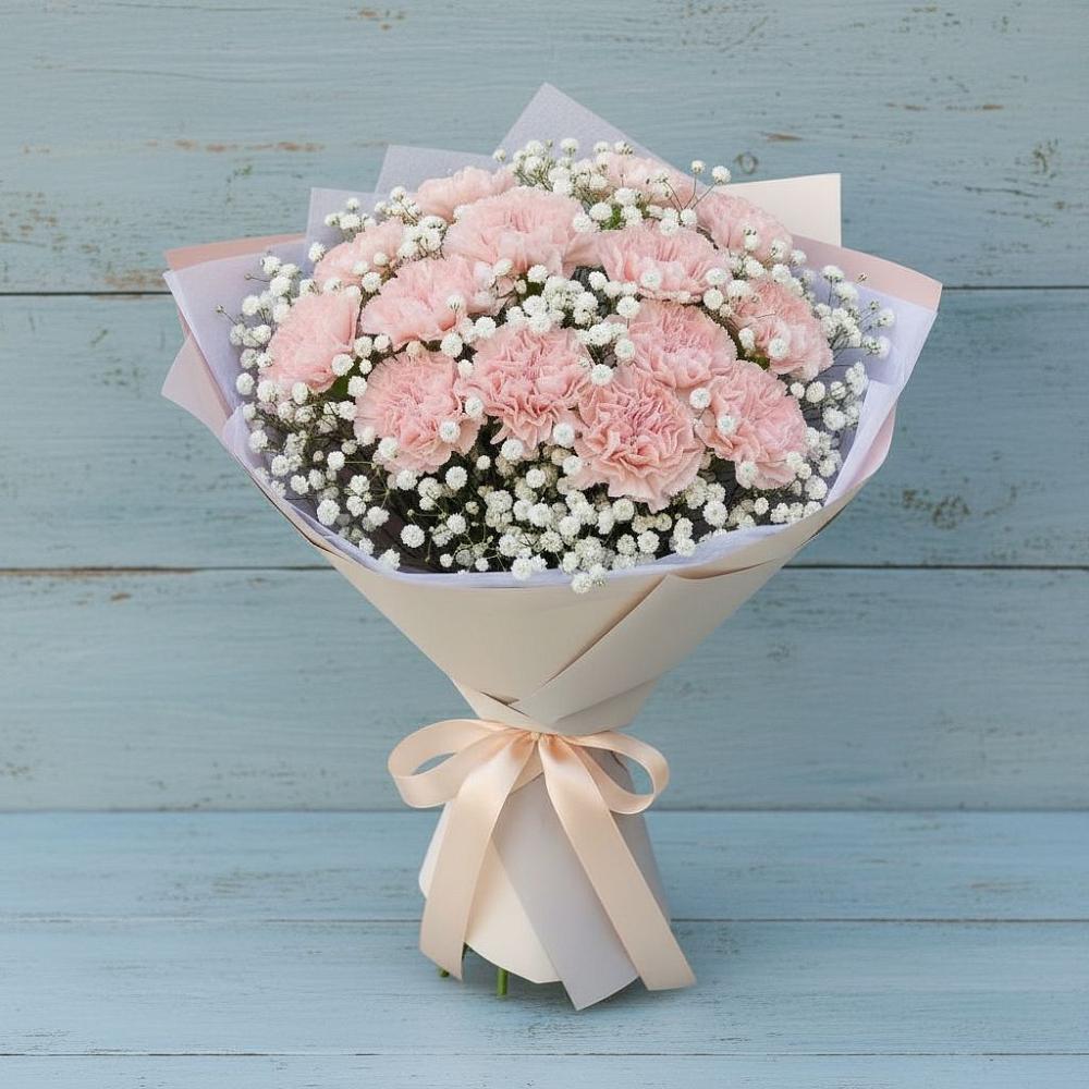 Букет цветов из: Гвоздики в Уральском