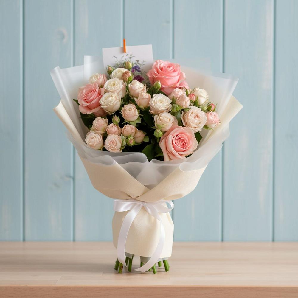 Букет цветов из: Розы в Уральском