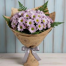 Букет цветов из:  Хризантемы в Уральском