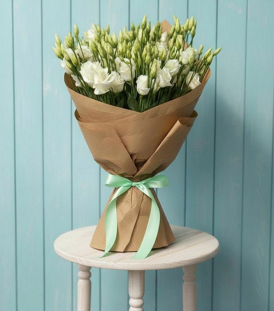 Букет цветов из: Лизиантусы в Уральском