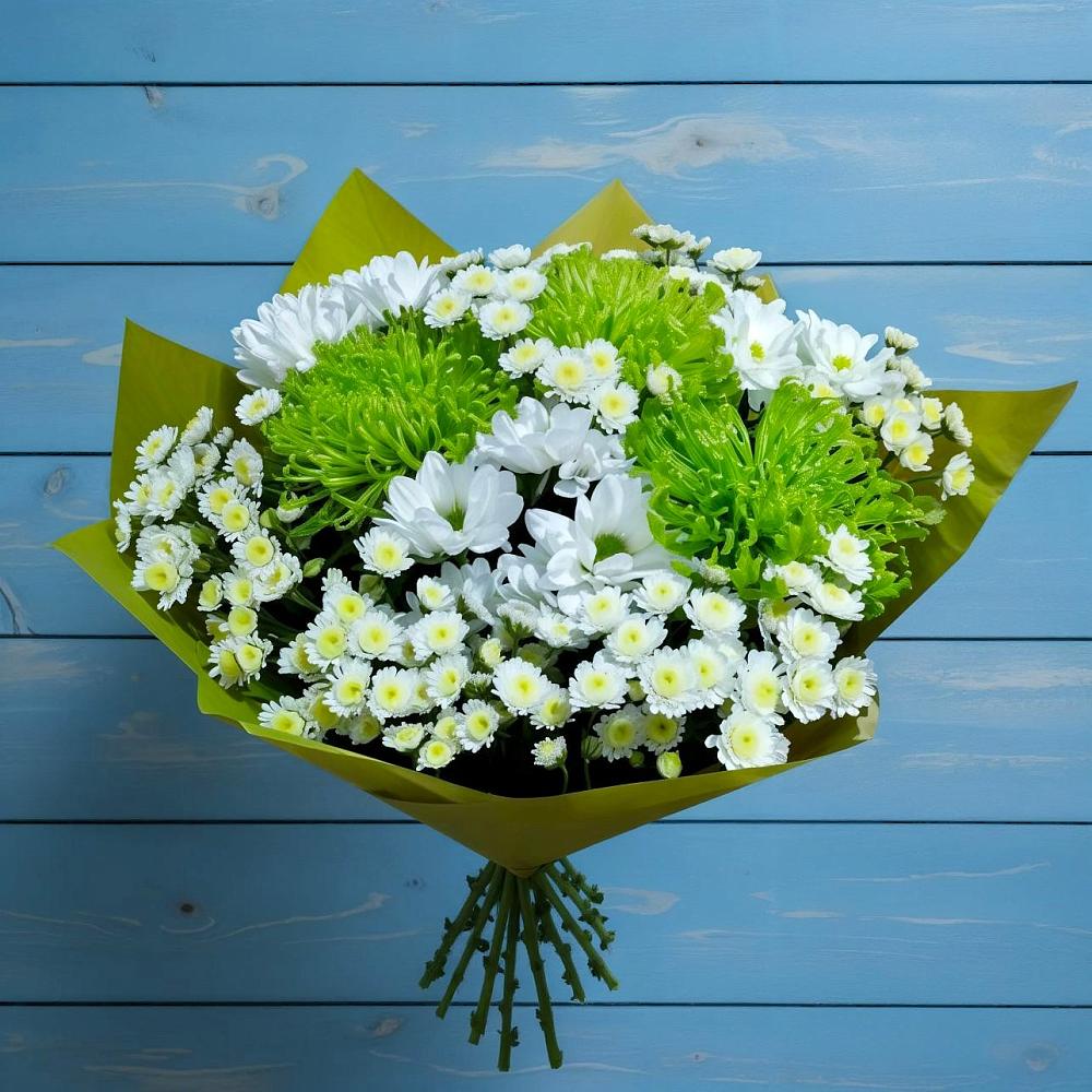 Букет цветов из: Хризантемы в Уральском