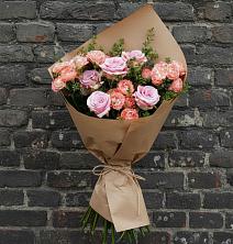 Букет цветов из:  Розы в Уральском