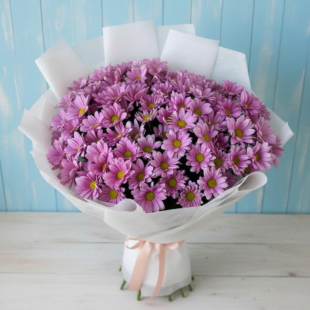 Букет цветов из: Хризантемы в Уральском