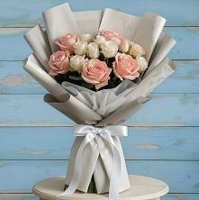 Букет цветов из:  Розы в Уральском