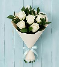 Букет цветов из:  Розы в Уральском