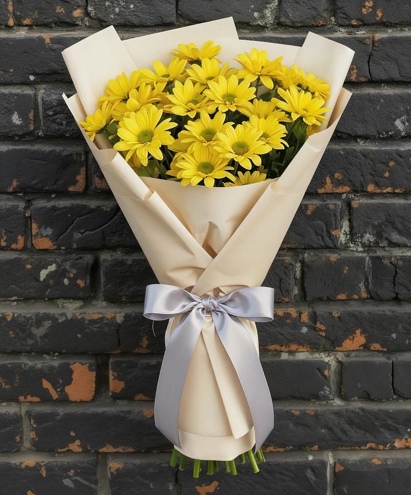 Букет цветов из: Хризантемы в Уральском