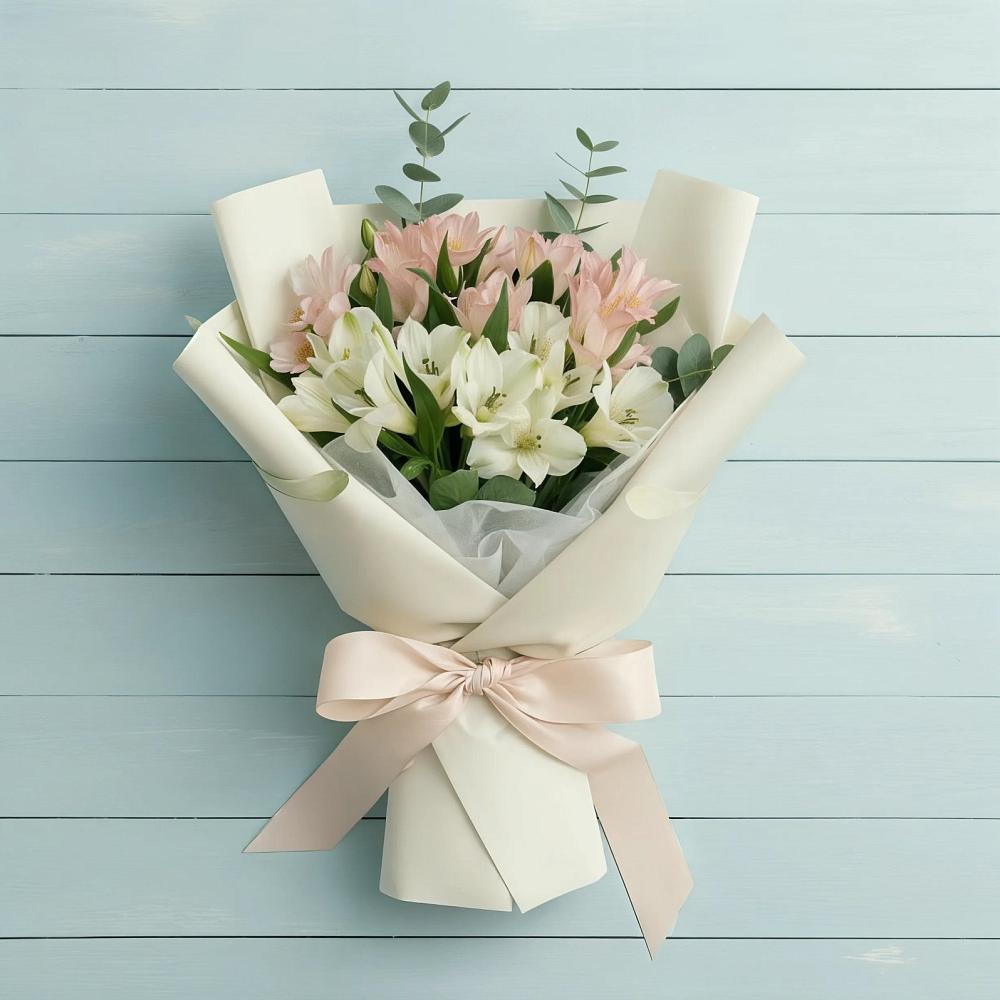 Букет цветов из: Альстромерии в Уральском