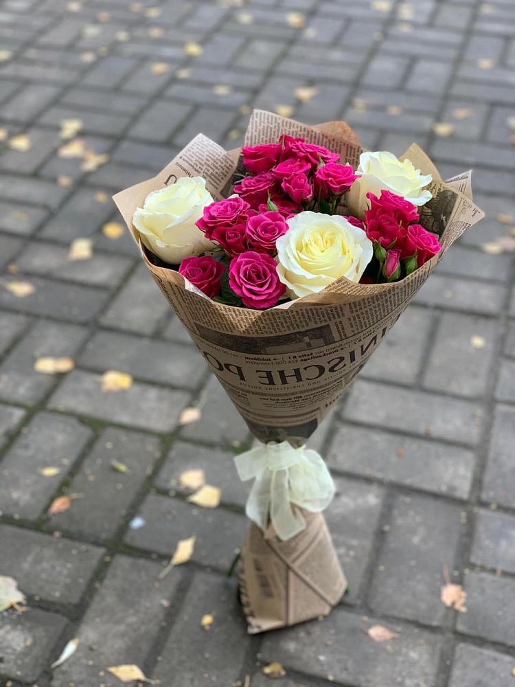 Букет цветов из: Розы в Уральском