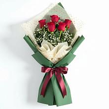 Букет цветов из:  Розы в Уральском