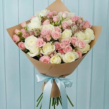 Букет цветов из:  Розы в Уральском